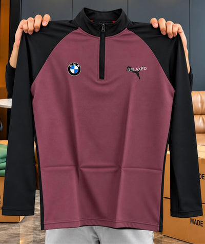 PUHALFZIP (MEROON)