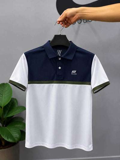 RELAXED POLO T-SHIRT #2 (navy)