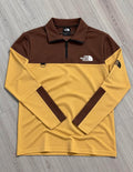 Half-Zip Full Sleeve Polo Textured Fabric (beige)