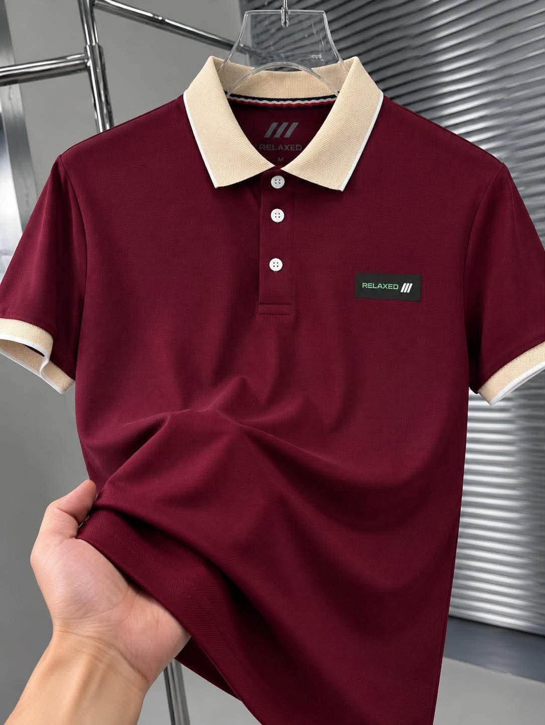COTTON POLO RX (MEROON)