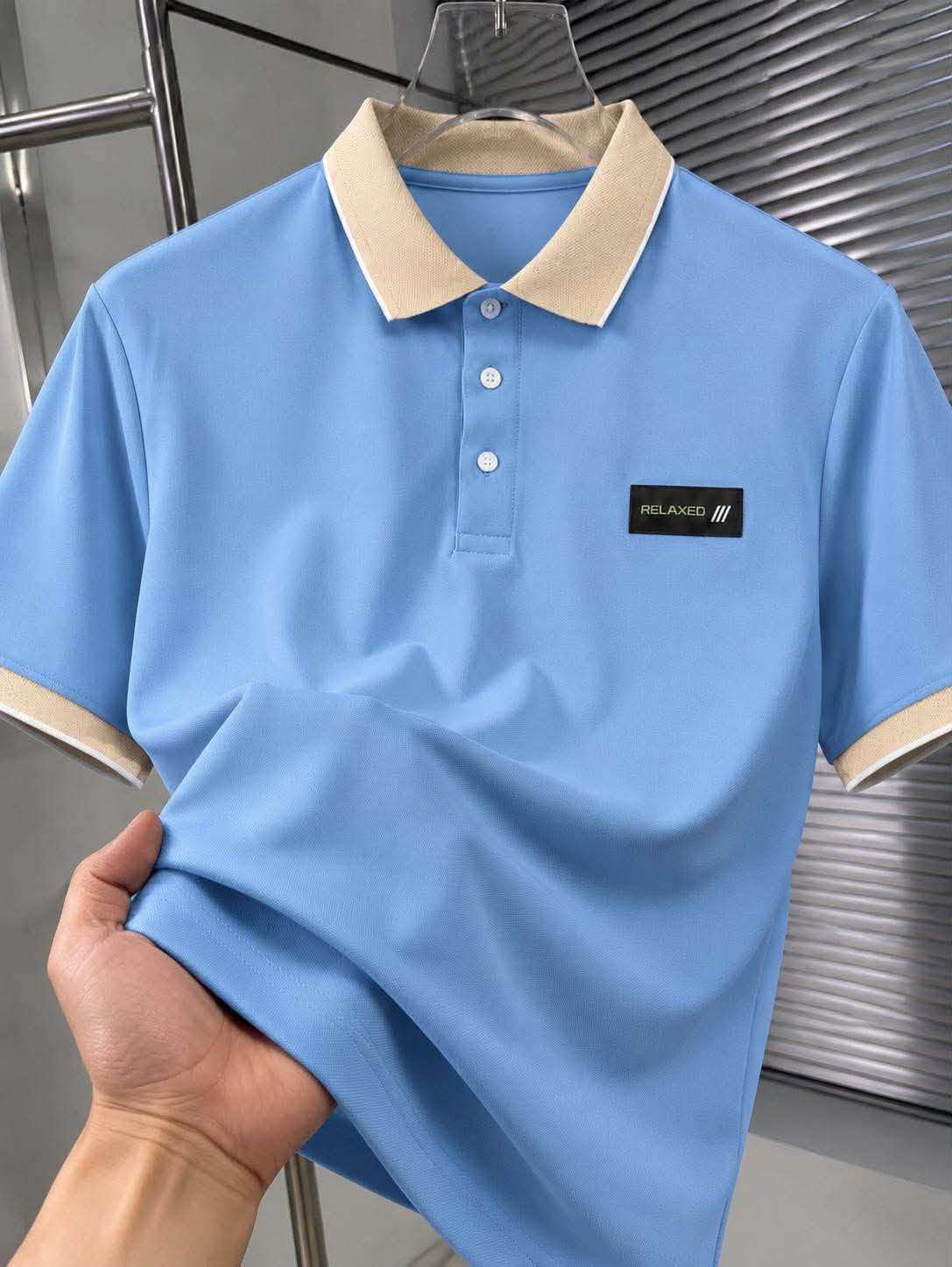 COTTON POLO RX (SKY)