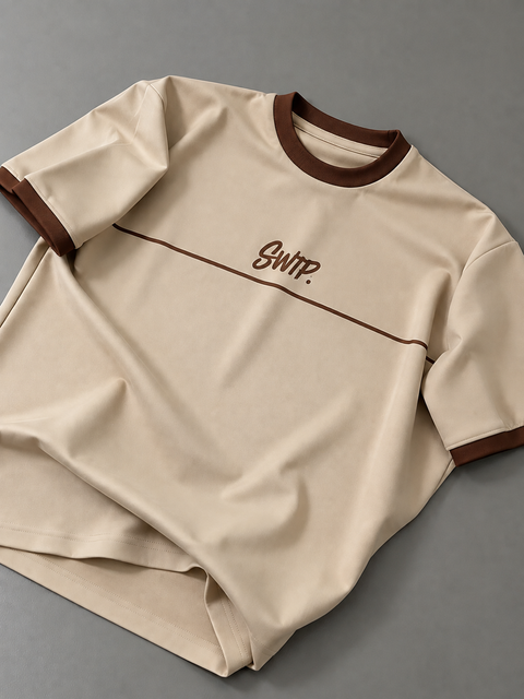 DROP SHOULDER P-B (beige)