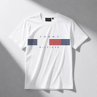 TM STRIPED COTTON(White)
