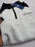HIGH NECK ZIPPER SWEATSHIRT(white)