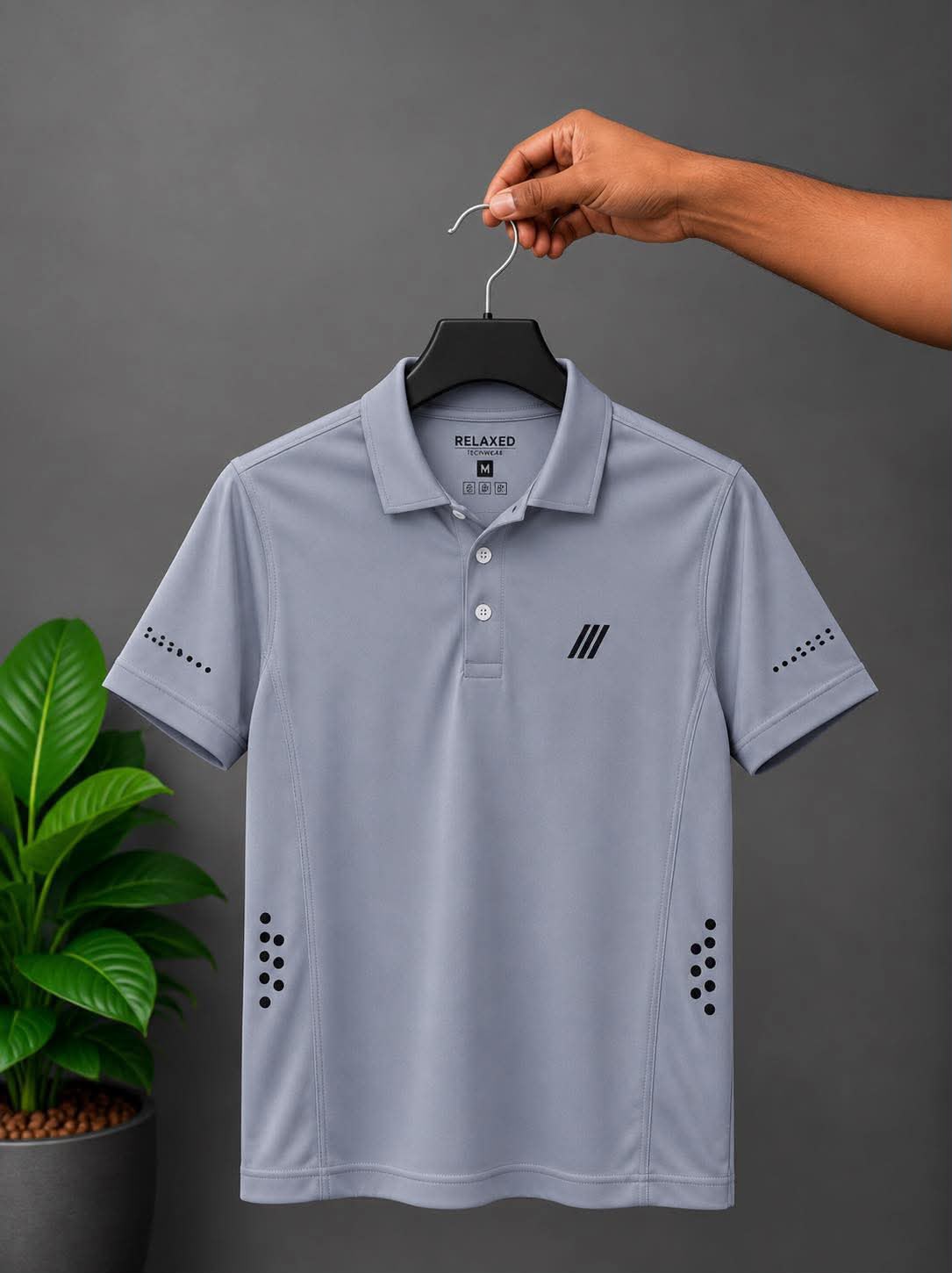 RELAXED POLO T-SHIRT #4 (silver)