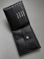 Leather wallet (black)